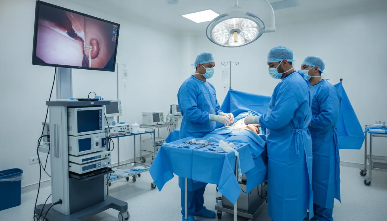 Néphrectomie laparoscopique