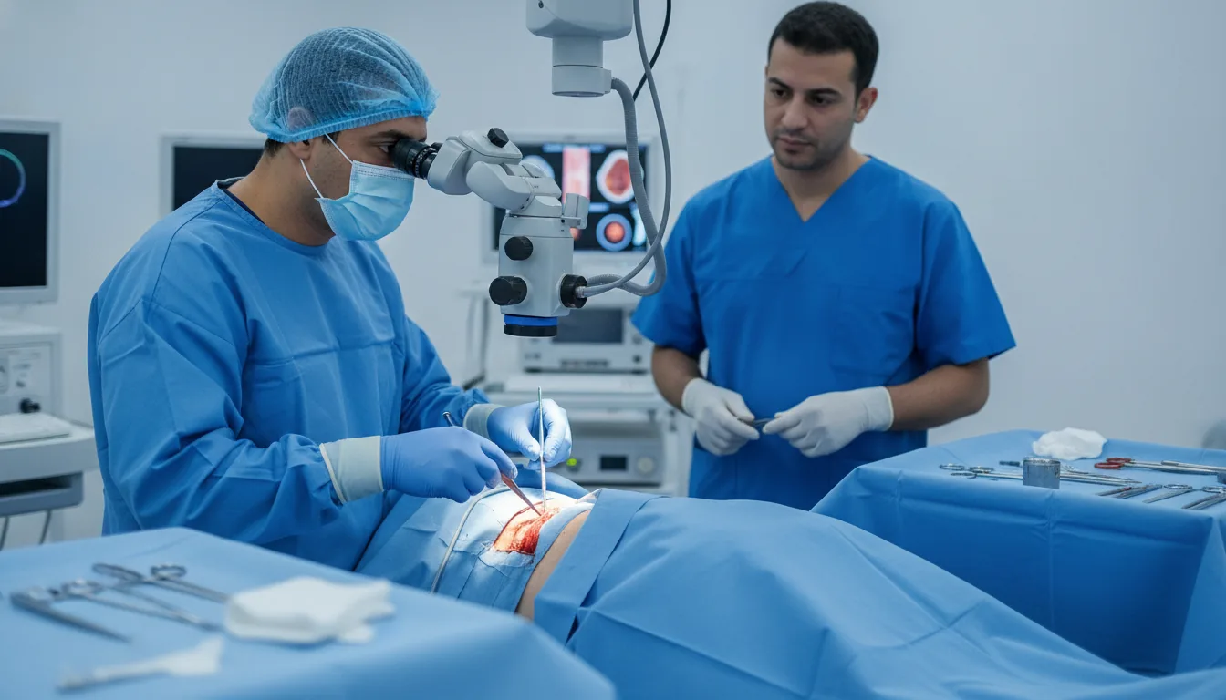 Chirurgie de la hernie discale cervicale et lombaire